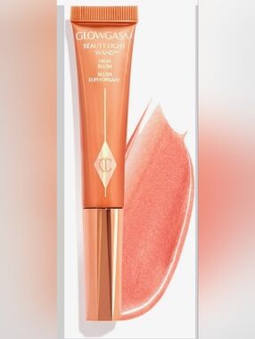 Charlotte Tilbury Glowgasm Beauty Light Wand - Peachgasm   Brand New In Box 😃